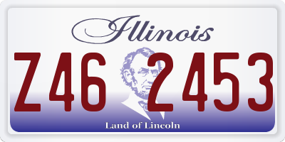IL license plate Z462453