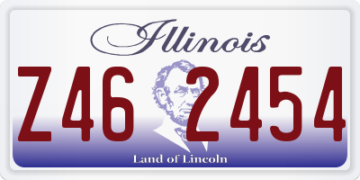 IL license plate Z462454