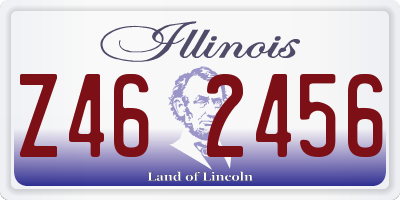IL license plate Z462456