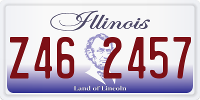 IL license plate Z462457