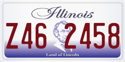 IL license plate Z462458