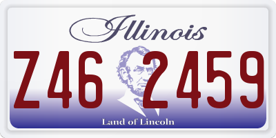 IL license plate Z462459