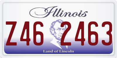 IL license plate Z462463