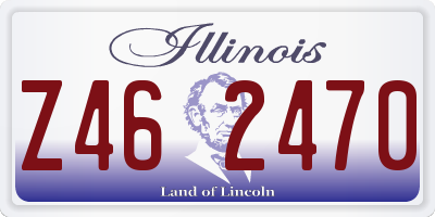 IL license plate Z462470