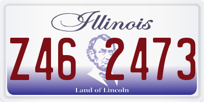 IL license plate Z462473