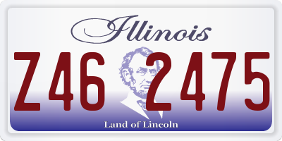 IL license plate Z462475
