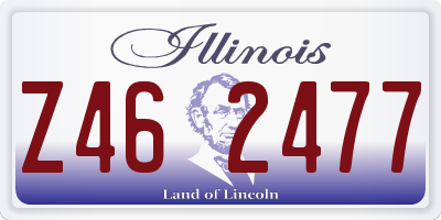 IL license plate Z462477
