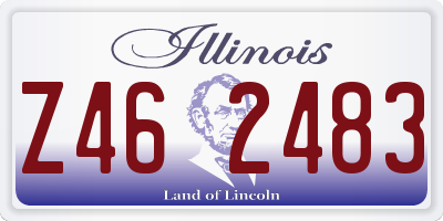 IL license plate Z462483