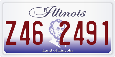 IL license plate Z462491