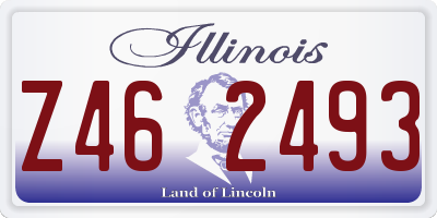 IL license plate Z462493