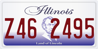 IL license plate Z462495