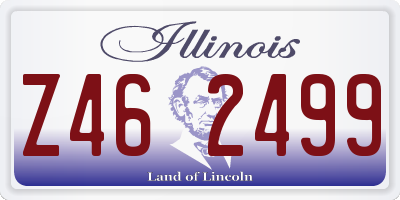 IL license plate Z462499