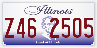 IL license plate Z462505
