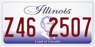 IL license plate Z462507