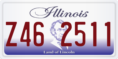IL license plate Z462511