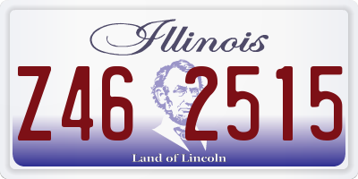 IL license plate Z462515