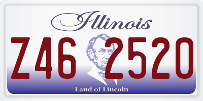 IL license plate Z462520