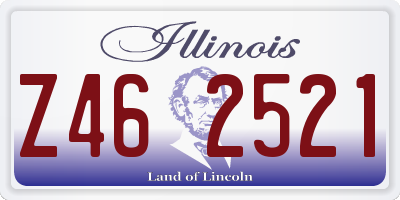 IL license plate Z462521