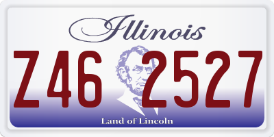 IL license plate Z462527