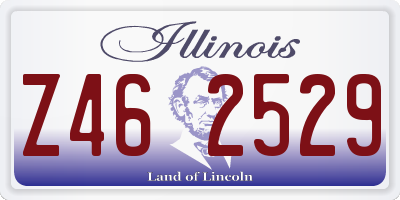 IL license plate Z462529