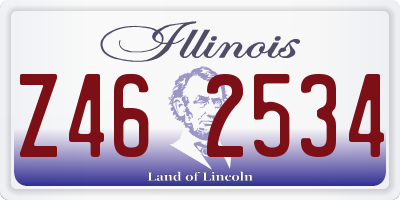 IL license plate Z462534