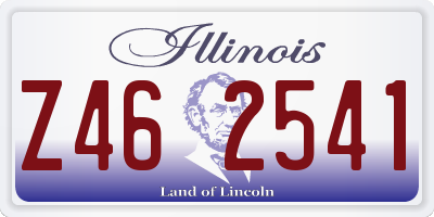 IL license plate Z462541