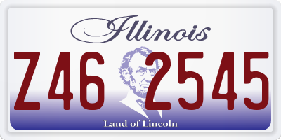 IL license plate Z462545