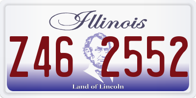 IL license plate Z462552