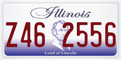IL license plate Z462556