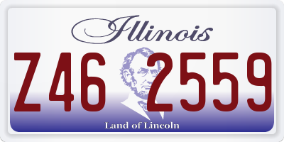 IL license plate Z462559