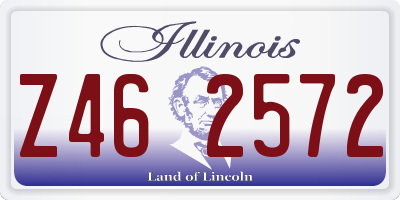 IL license plate Z462572
