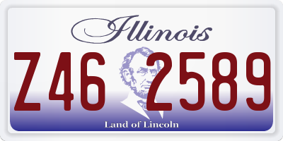 IL license plate Z462589