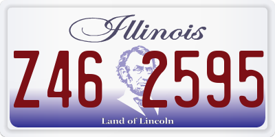 IL license plate Z462595