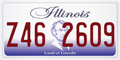 IL license plate Z462609