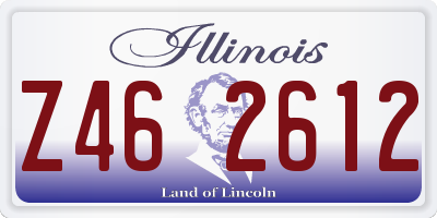 IL license plate Z462612