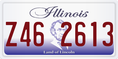 IL license plate Z462613