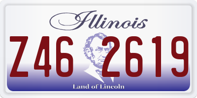 IL license plate Z462619