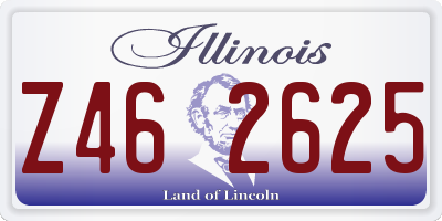 IL license plate Z462625