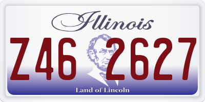 IL license plate Z462627