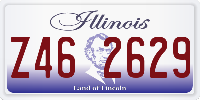 IL license plate Z462629