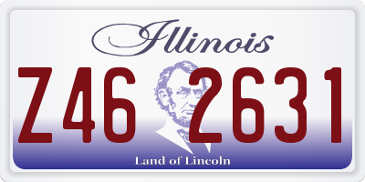 IL license plate Z462631
