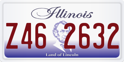 IL license plate Z462632