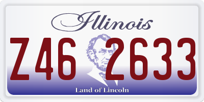 IL license plate Z462633