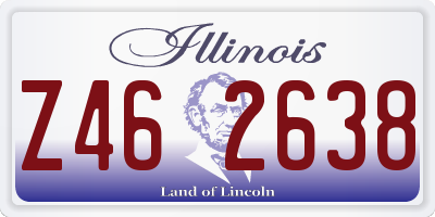 IL license plate Z462638