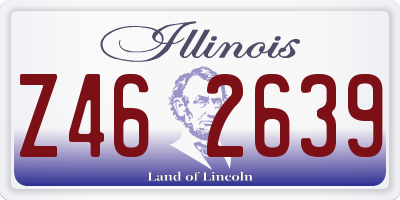 IL license plate Z462639