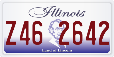 IL license plate Z462642