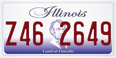 IL license plate Z462649