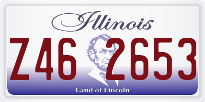 IL license plate Z462653