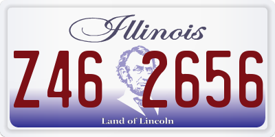 IL license plate Z462656