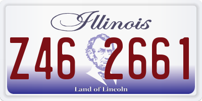 IL license plate Z462661